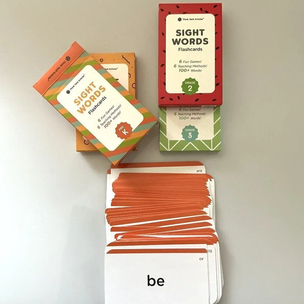 THINK TANK SCHOLAR SIGHT WORDS 400+ SIGHT WORD FLASHCARDS  4 PACK K-3